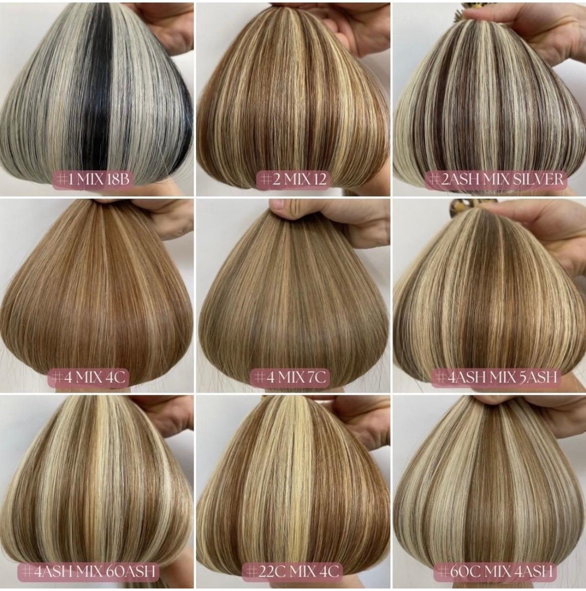 Nuancier silver & balayage